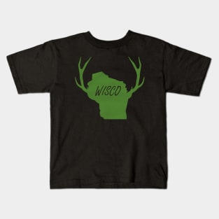 Wisconsin Deer Hunting Kids T-Shirt